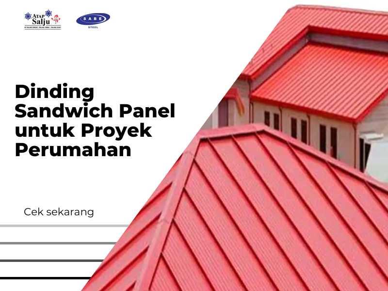 Dinding Sandwich Panel untuk Proyek Perumahan