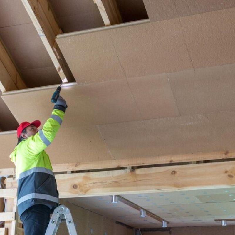 Menggunakan Plafon di Bagian Bawah Dak Beton